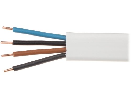 Przewód elektryczny drut płaski YDYp 450/750V 4x1,5mm2 ELEKTROKABEL 100m