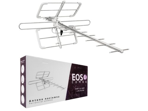 Antena DVB-T/T2 Spacetronik EOS L Combo White (pasywna)