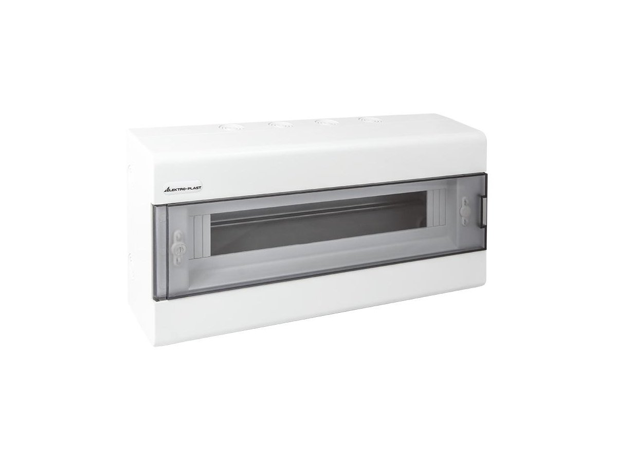 Rozdzielnica modułowa 1x18 natynkowa (N+PE) IP40 SRn-18 ELEKTRO-PLAST OPATÓWEK