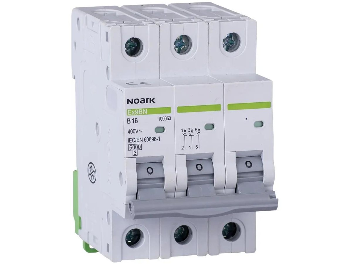 WYŁĄCZNIK NADPRĄDOWY 6 KA, C, 20A, 3P, Ex9BN 3P C20 Noark 100144