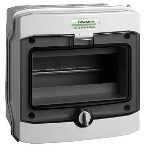 PLASTIKOWA OBUDOWA INSTALACYJNA Natynkowa IP65 1X8 modułów. PHS 8T NOARK 101493