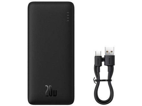 Powerbank Baseus Airpow PPQD090001 10000mAh 20W PD QC 20W USB-A USB-C + kabel