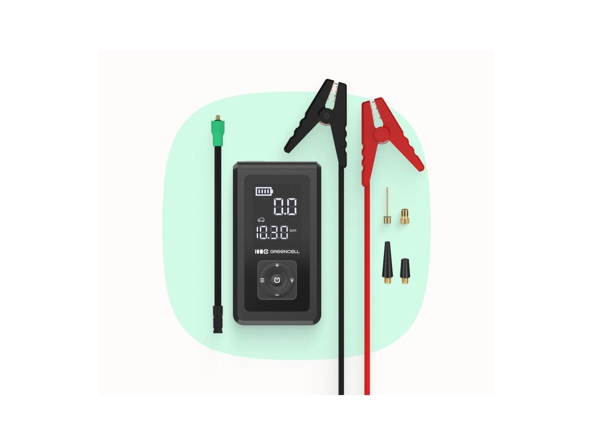 POWERBANK ROZRUSZNIK KOMPRESOR Green Cell PowerBoost Air Car Jump Starter 8000mAh 1000A 150PSI