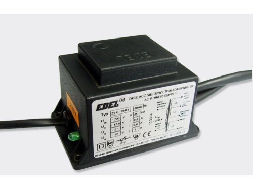 Laskomex TR/B 2303 Zasilacz z bezpiecznikiem termicznym (25VA, 12/14 V) ZS-K-25/03