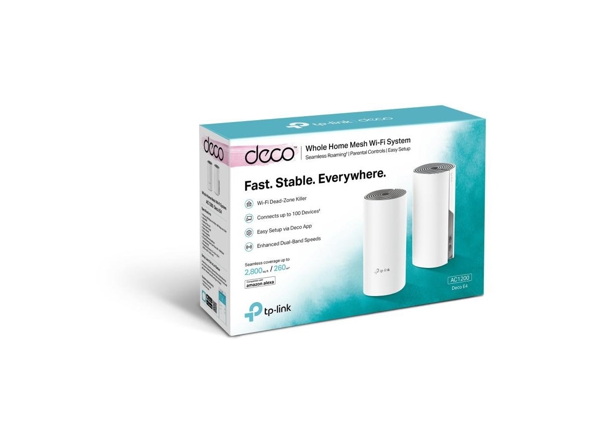 DOMOWY SYSTEM WI-FI MESH TP-LINK DECO E4 (2-pack)