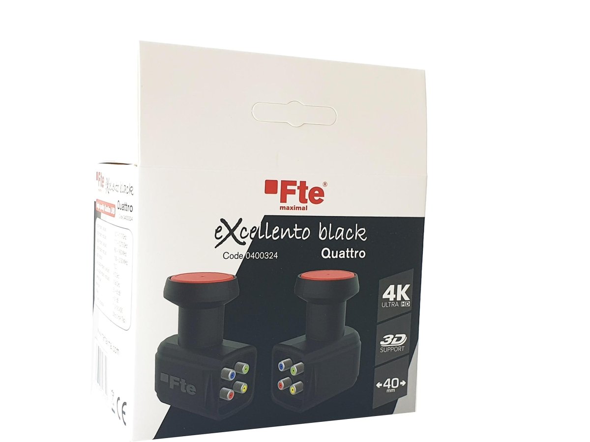 Konwerter Quattro FTE eXcellento HD Black 0,1dB