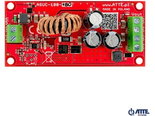 PRZETWORNICA DC/DC ATTE ASUC-100-480-OF MODUŁ DC/DC Vin 10...30VDC, Vout 48VDC, Pout 100W