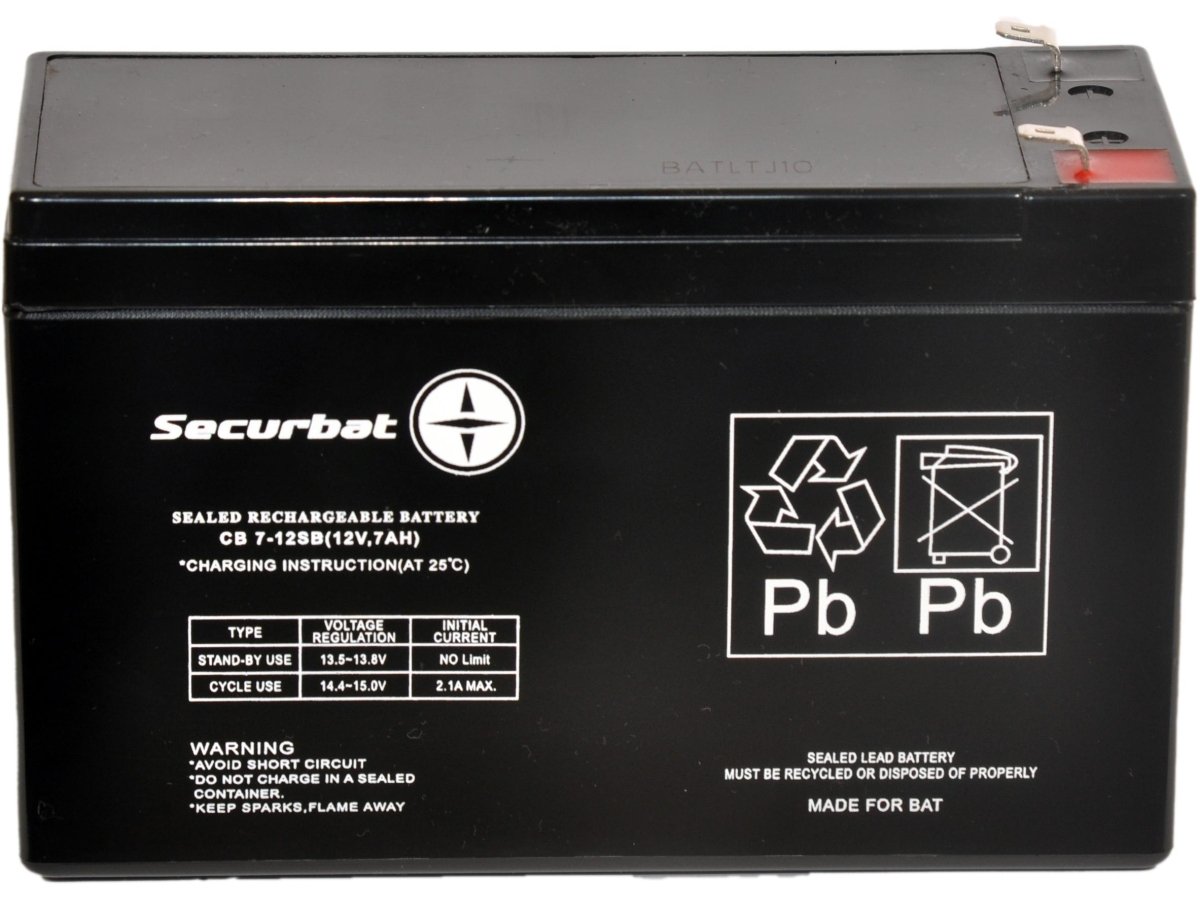 Akumulator AGM SECURBAT 12V 7Ah
