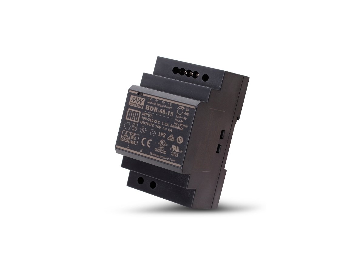 ACO PS-HDR-60-15MA video DIN 15-17V, 4A