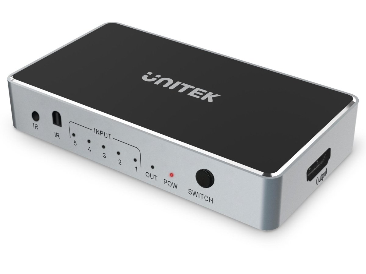 Unitek Przełącznik sygnału HDMI 1.4b 5 IN-1 OUT 4K