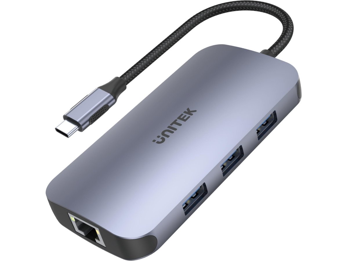 Unitek D1071A Hub N9+ USB-C HDMI, PD 100W, czytnik kart