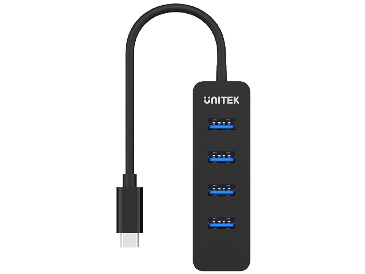Unitek H1117B Hub USB-C, 4 porty USB 3.1, aktywny, 10 W