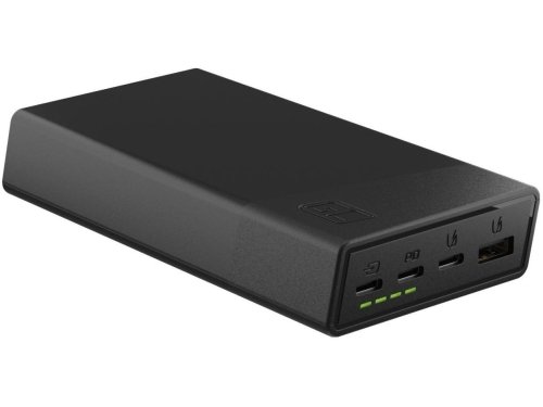 POWERBANK Green Cell PowerPlay20S 20000mAh PD 22,5W QC 3.0 3x USB-C CZARNY