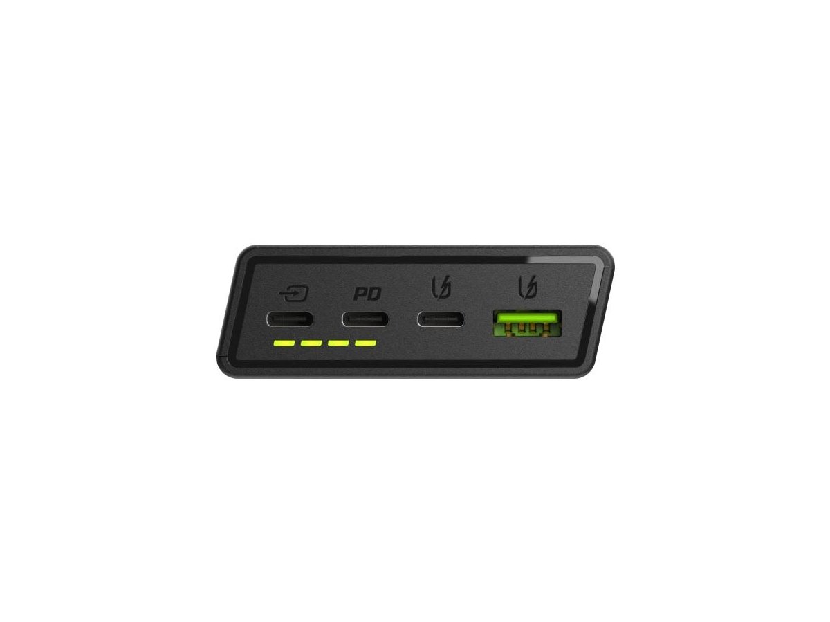 POWERBANK Green Cell PowerPlay20S 20000mAh PD 22,5W QC 3.0 3x USB-C CZARNY