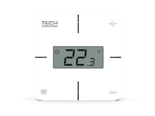 Bezprzewodowy regulator pokojowy mechaniczny czarny R-8X Tech Sterowniki