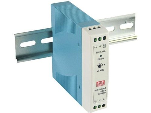 ACO PS-MDR-20-15 Zasilacz prądu stałego, na szynę DIN, z podłączeniem PE