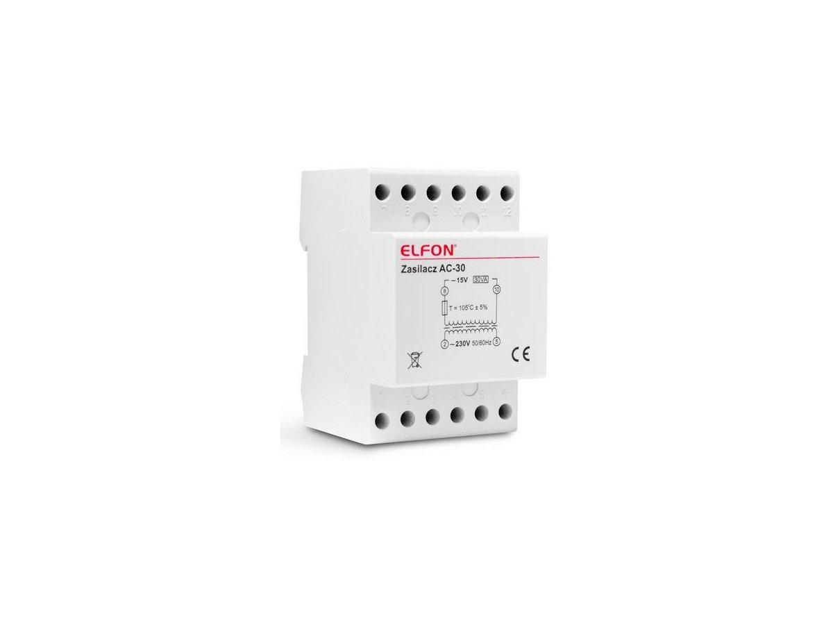 ZASILACZ AC-30 15V 2A ELFON OPTIMA