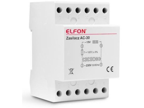 ZASILACZ AC-30 15V 2A ELFON OPTIMA