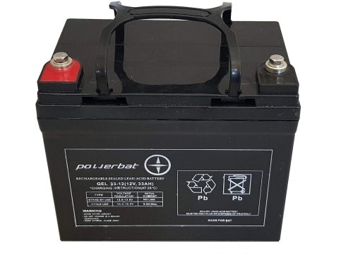 Akumulator PowerBat CBE 12V 33Ah Deep Cycle Gel