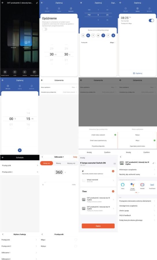Moduł OXT mini przekaźnik 2 obw. bez N ZigBee TUYA