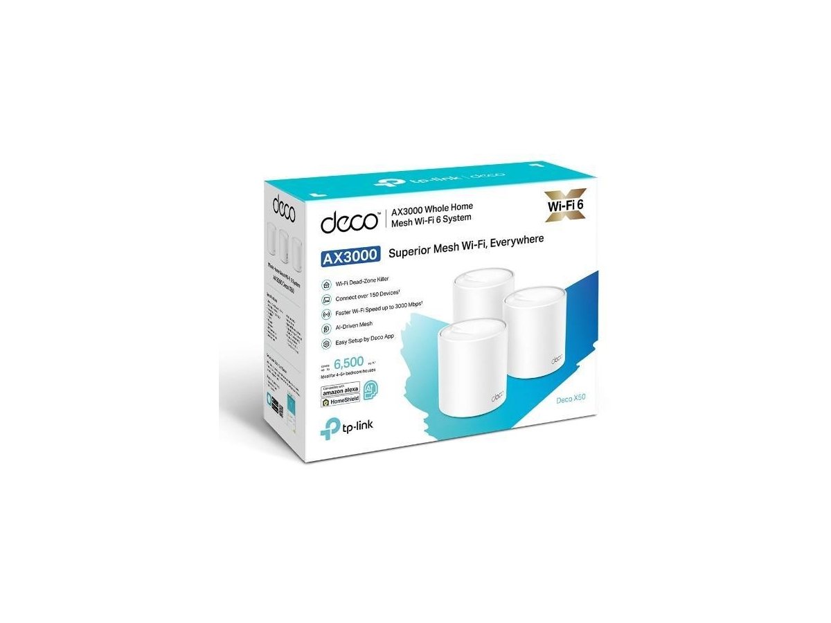 DOMOWY SYSTEM WI-FI MESH TP-LINK DECO X50(3-PACK)