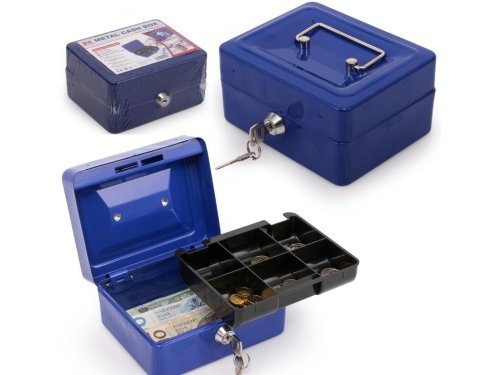 Kasetka metalowa RED EAGLE BOX-150 na pieniądze