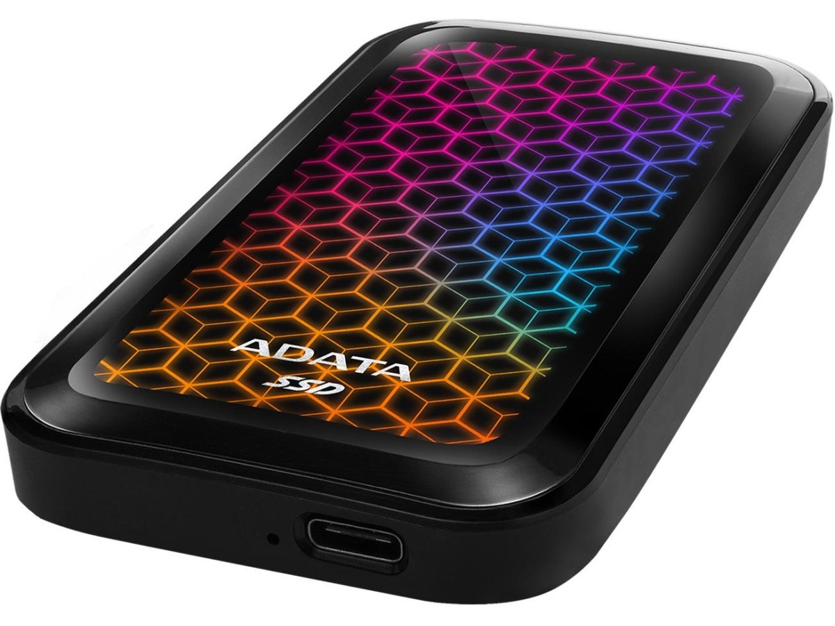 DYSK ZEWNĘTRZNY ADATA SSD SE770G 512G USB3.2-A/C RGB