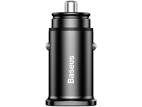 Baseus Square ładowarka samochodowa 2x USB QC3.0 Quick Charge 3.0 SCP AFC 30W czarny