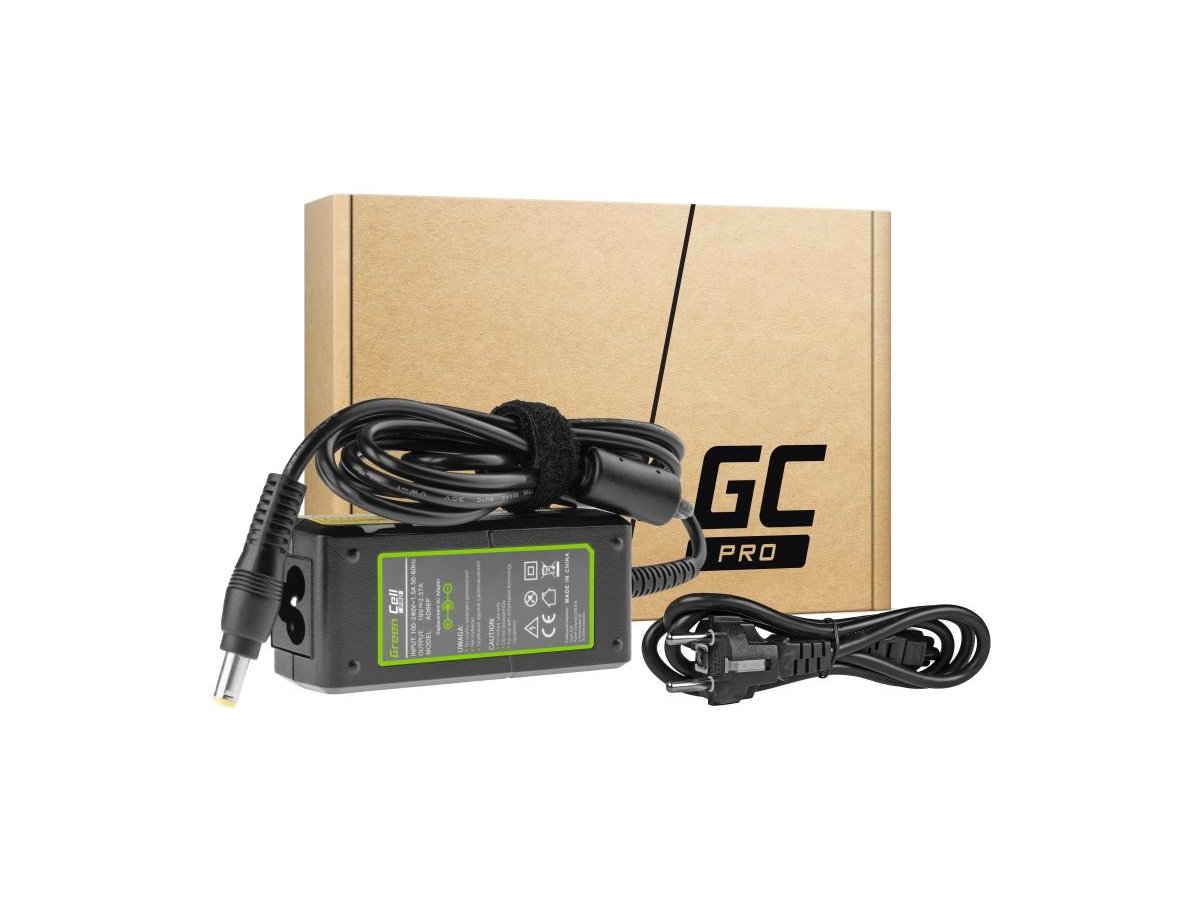 ZASILACZ ŁADOWARKA DO LAPTOPA ACER Green Cell PRO AD66P 19V 2,37A 45W 5,5mm/1,7mm