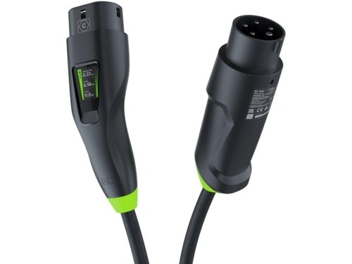 ŁADOWARKA DO SAMOCHODÓW ELEKTRYCZNYCH 2w1 Green Cell Habu EVGC01 11kW TYPE 2 7M WALLBOX MOBILNA