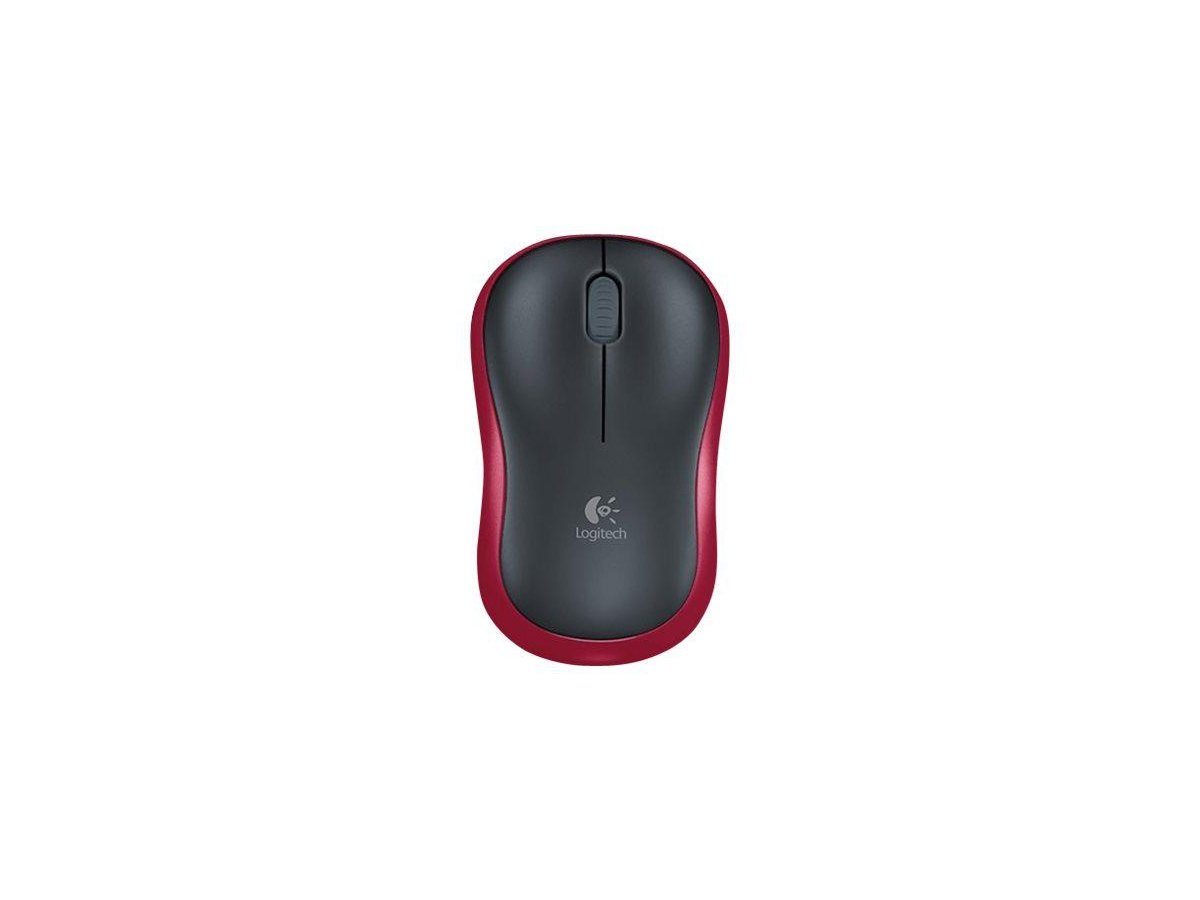 Mysz bezprzewodowa Logitech M185 Wireless Mouse czerwony