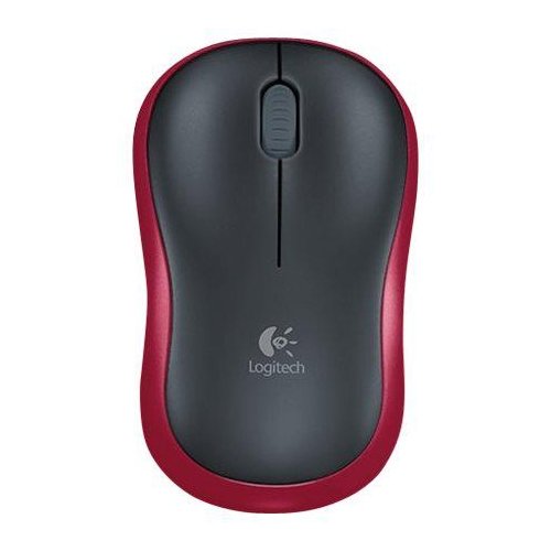 Mysz bezprzewodowa Logitech M185 Wireless Mouse czerwony