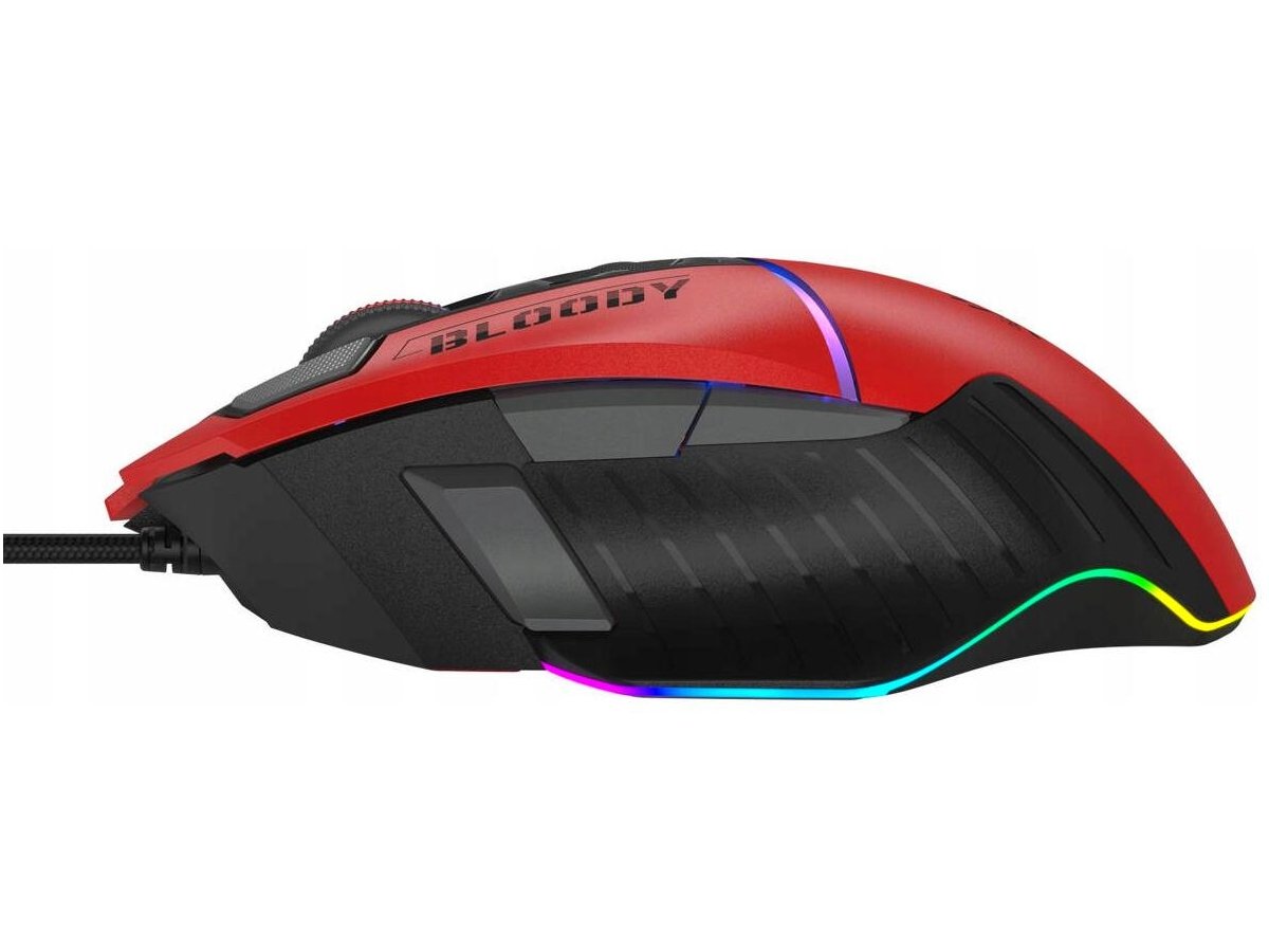 Mysz przewodowa A4tech Bloody W95 Max USB Sports Red