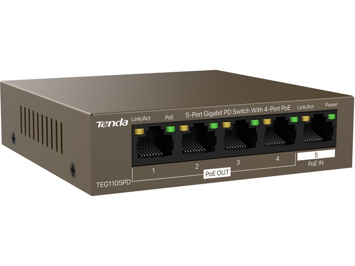SWITCH POE TENDA TEG1105PD