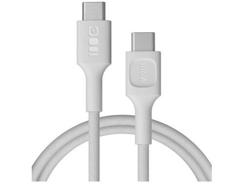 KABEL USB-C / USB-C Greencell PowerStream 120cm PD 100W biały w oplocie