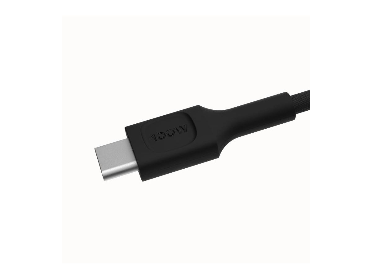 KABEL USB-C / USB-C Greencell PowerStream 120cm PD 100W czarny w oplocie